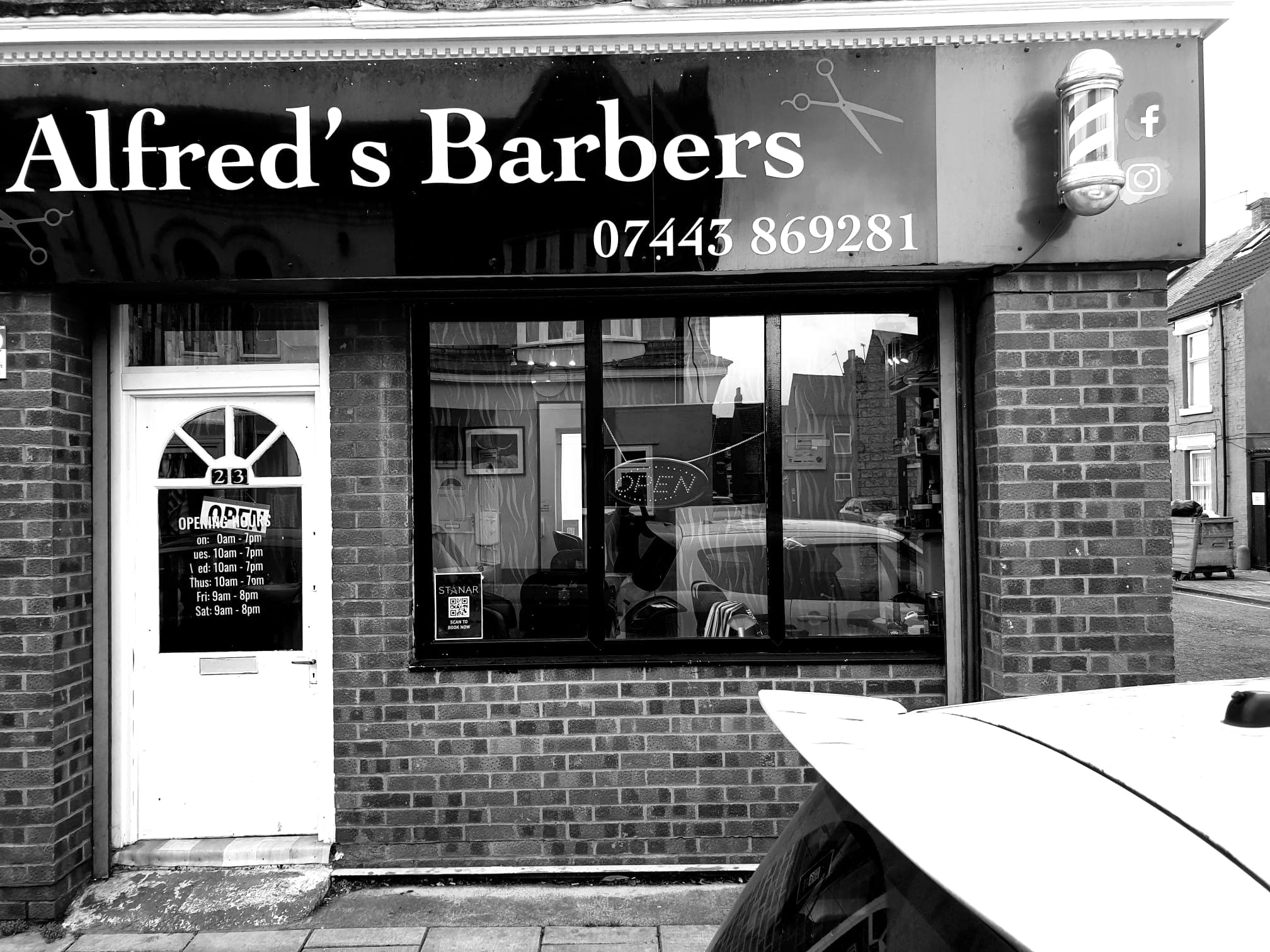 Alfred's barber shop